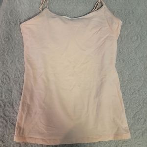 Pretty peach American Eagle tank top with bralette built in. Size small